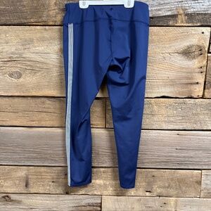 Splendid Athletic pant, navy with white side stripes, Large